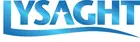 LYSAGHT logo in bold metallic blue letters with a star inside the “A” and a curved blue line beneath the text.